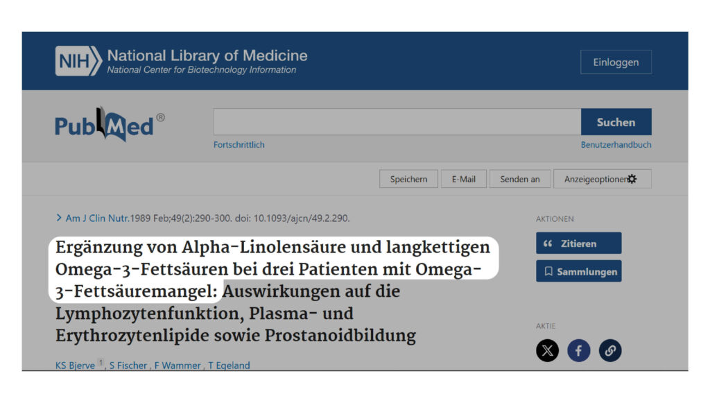 Omega 3 Mangel Studie zum Einfluss auf die Haut