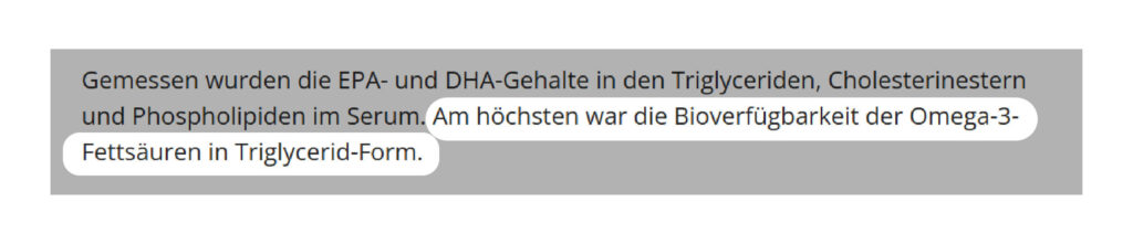 Algenöl oder Fischöl Ärzte Zeitung zeigt Vorteile von Algenöl in Triglyceridform gegenüber von Fischöl auf