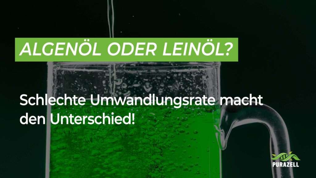 Algenöl oder Leinöl