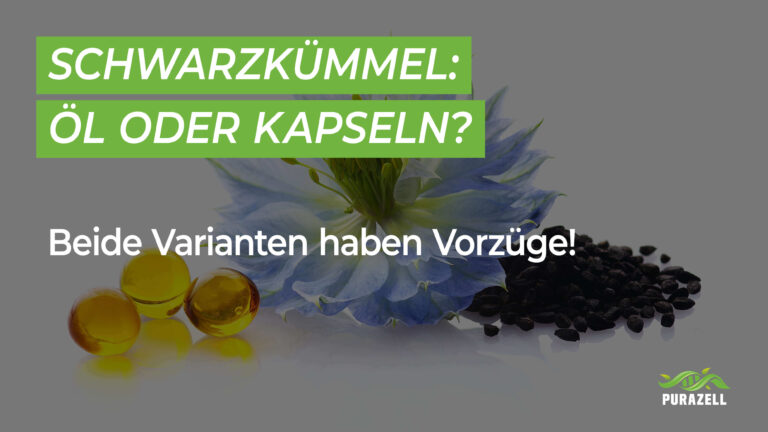 Schwarzkümmelöl oder Kapseln