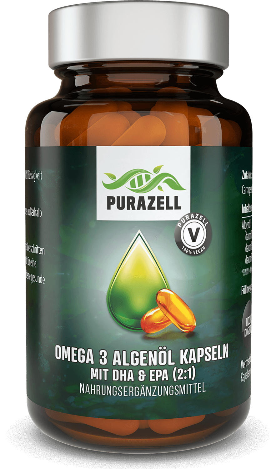 Omega3-Algenoel-Kapseln